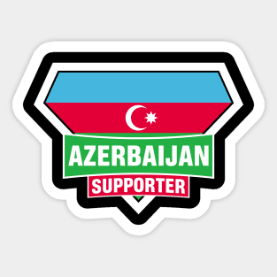 Azerbaijan Super Flag Supporter Sticker